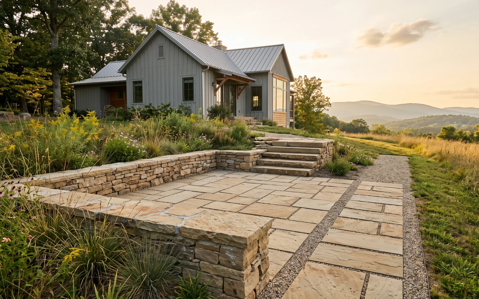 Generated Daleville hardscape planning concept showing the first project-planning emphasis